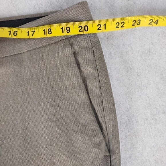 Haggar Men's Straight Fit Brown (Taupe) Straight Fit Slacks Size 40X32 - Picture 6 of 12